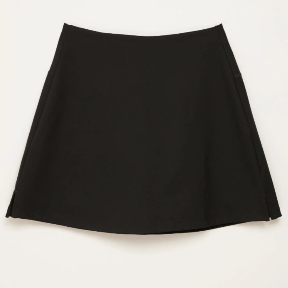 Girlfriend Collective High Rise Sport Skort Black Medium
